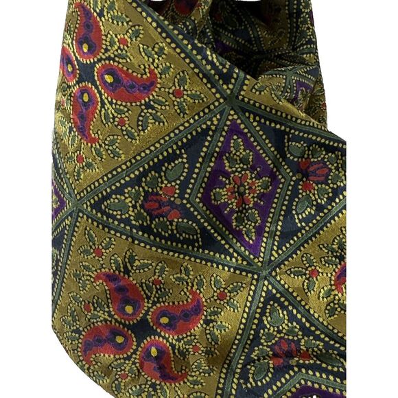 PRINCEPS ALEXANDER Silk tie Made in Italy  Geometric Ajrakh rare - Picture 1 of 10